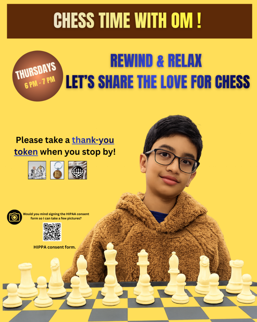 Chess Time with Om poster