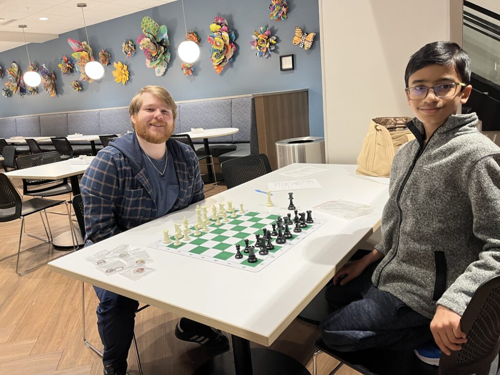 First chess session at RMH